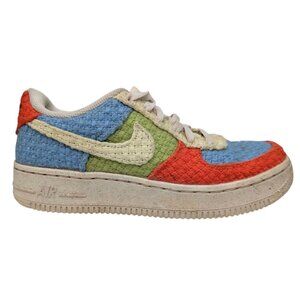 Nike Air Force 1 Low '07 LV8 Kids Multicolor Hemp DV2192-400 Sneakers Size 4.5
